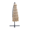 Kiso Plus 3m Garden Cantilever Parasol with Rattan Effect Offers