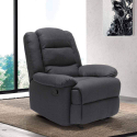 Sofia Recliner Swing Armchair with Footrest 