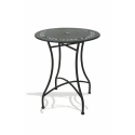 Provence Breakfast Outdoor Set: Black Iron Folding Table with 2 Chairs Sale