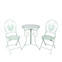 Green Folding Table and 2 Chairs Outdoor Set - Le Regole dell'Aperitivo Promotion