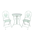 Green Folding Table and 2 Chairs Outdoor Set - Le Regole dell'Aperitivo Promotion