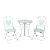 Green Folding Table and 2 Chairs Outdoor Set - Le Regole dell'Aperitivo Promotion