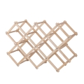 Vintor Foldable Pine Wood Wine Rack 53x17x38 Promotion