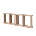 Vintor Foldable Pine Wood Wine Rack 53x17x38 Sale