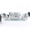 Blue and White Indoor Outdoor Rug 160x230cm Bizzotto Thierry Sale