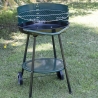 Charcoal Barbecue with Wheels and Adjustable Round Grill Ø 48cm Kivra Choice Of