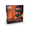 Charcoal Barbecue with Wheels and Adjustable Round Grill Ø 48cm Kivra Model