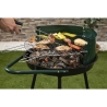 Charcoal Barbecue with Wheels and Adjustable Round Grill Ø 48cm Kivra Offers