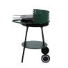 Charcoal Barbecue with Wheels and Adjustable Round Grill Ø 48cm Kivra Catalog