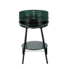 Charcoal Barbecue with Wheels and Adjustable Round Grill Ø 48cm Kivra Bulk Discounts