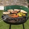 Zafro Round Charcoal Grill with Adjustable Height Ø 42cm Model