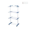 Towerdry Metal Tower Clothes Drying Rack with Foldable Wings and Wheels Promotion