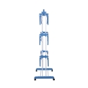 Towerdry Metal Tower Clothes Drying Rack with Foldable Wings and Wheels Sale