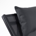 Reclining Garden Sun Lounger with Cushion Bizzotto Krion 