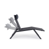 Reclining Garden Sun Lounger with Cushion Bizzotto Krion 