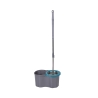 Rotating Floor Mop with Round Head and 16L Bucket Super Mop Discounts