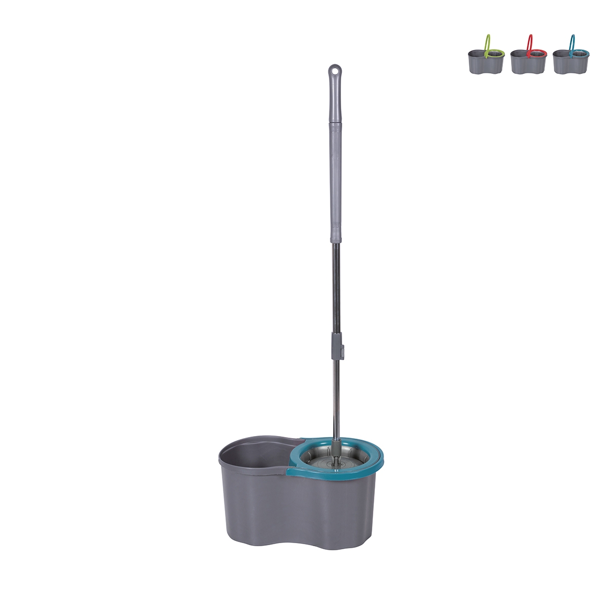 Rotating Floor Mop with Round Head and 16L Bucket Super Mop Promotion