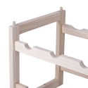 Celleris Stackable Spruce Wood Wine Rack for 8 Bottles Offers