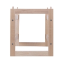 Celleris Stackable Spruce Wood Wine Rack for 8 Bottles Sale