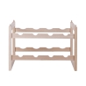 Celleris Stackable Spruce Wood Wine Rack for 8 Bottles Discounts