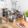 15-Piece Stainless Steel Cookware Set Ardia On Sale