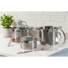 8-Piece Stainless Steel Cookware Set with Accessories, 18/0, Sovra Bulk Discounts