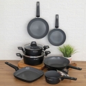 2-Piece Non-Stick Ceramic Coated Aluminum Frying Pan Set - Berlino On Sale