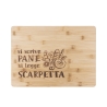 Wooden Kitchen Cutting Board 39x28cm "Si scrive pane, si legge scarpetta" Promotion