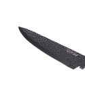 Black Knife Block with 5 Hammered Stainless Steel Knives Piko Discounts