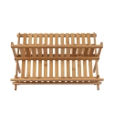 Foldable Bamboo Dish and Glass Rack 45x28x25 cm Ravi Catalog