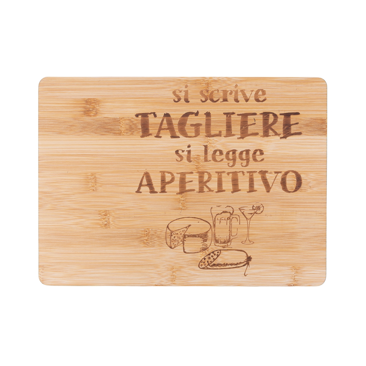 Wooden Cutting Board 33x24 cm - Perfect for Aperitifs Promotion