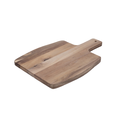 Fiskar Large Acacia Wood Cutting Board with Handle, 40x27x1.5 cm Promotion