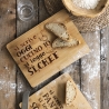 Wooden Cutting Board 27x20 cm "Oggi Cucino Io" Reads "Sì Chef" On Sale