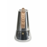 Riko Stainless Steel Moka Coffee Pot, 6-Cup, Wood-Effect Handle Sale