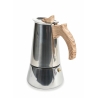 Riko Stainless Steel Moka Coffee Pot, 6-Cup, Wood-Effect Handle Catalog