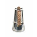 Riko Stainless Steel Coffee Maker 4 Cups with Wood Effect Handle Offers