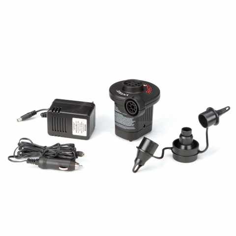 Intex 66632 Quick Fill electric air inflator pump 220-240-12V Promotion