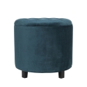 Vintage Multi-Use Round Storage Pouf Kursa Buy
