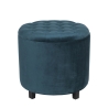 Vintage Multi-Use Round Storage Pouf Kursa Cheap
