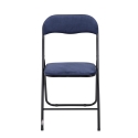 Set of 6 Folding Chairs with Velvet-Effect Upholstered Seat Pexis Cost