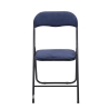 Set of 6 Folding Chairs with Velvet-Effect Upholstered Seat Pexis Cost