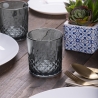 Set of 6 Glasses 340 ml with Decorative Surface Edinburgh On Sale