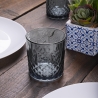 Set of 6 Glasses 340 ml with Decorative Surface Edinburgh Model