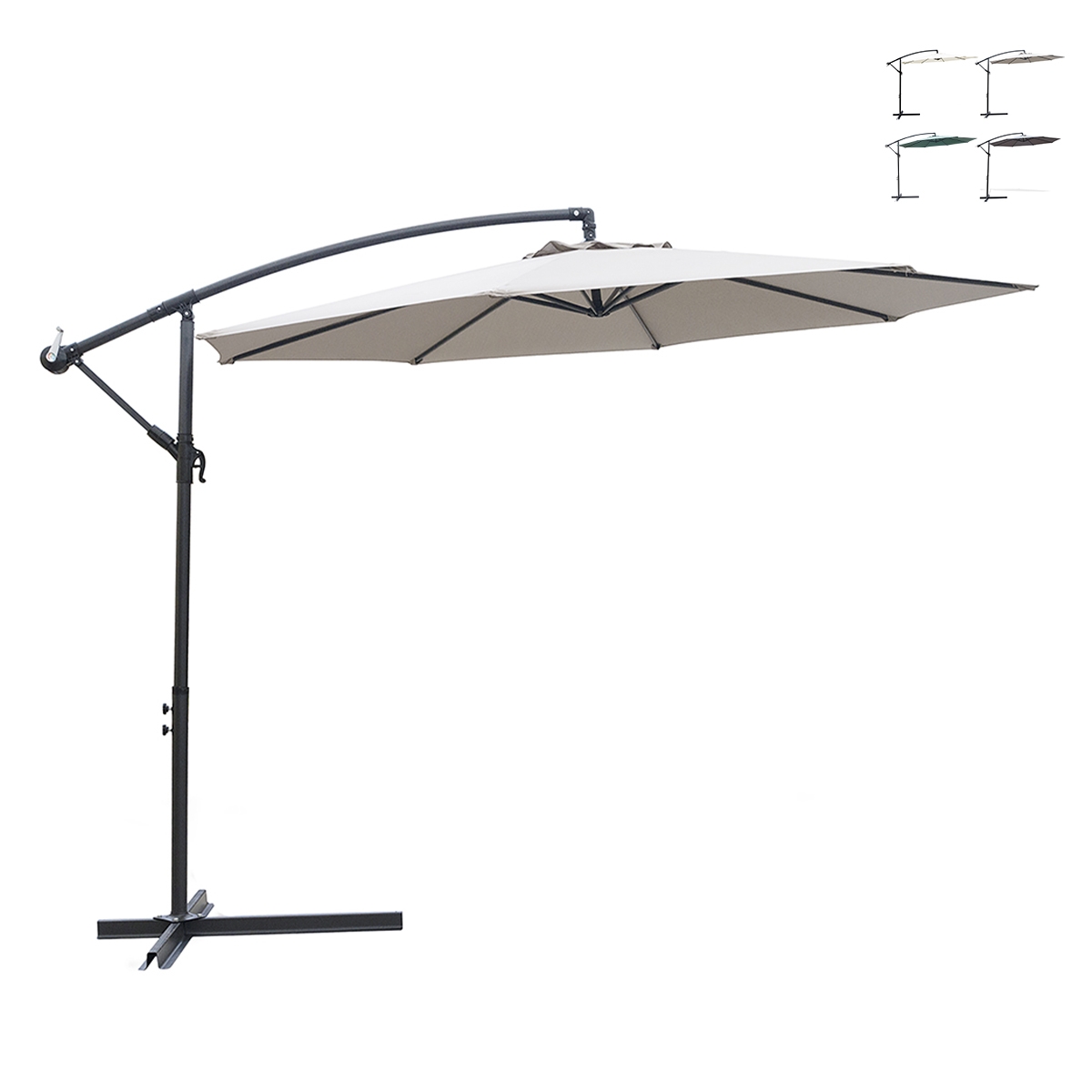 Kios 3m Offset Cantilever Patio Umbrella