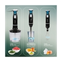 3-in-1 My Chef Hand Blender, Chopper, and Whisk Measures
