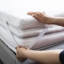 Mavka Memory Foam Mattress Topper, Single 80x190cm, Removable Cover On Sale