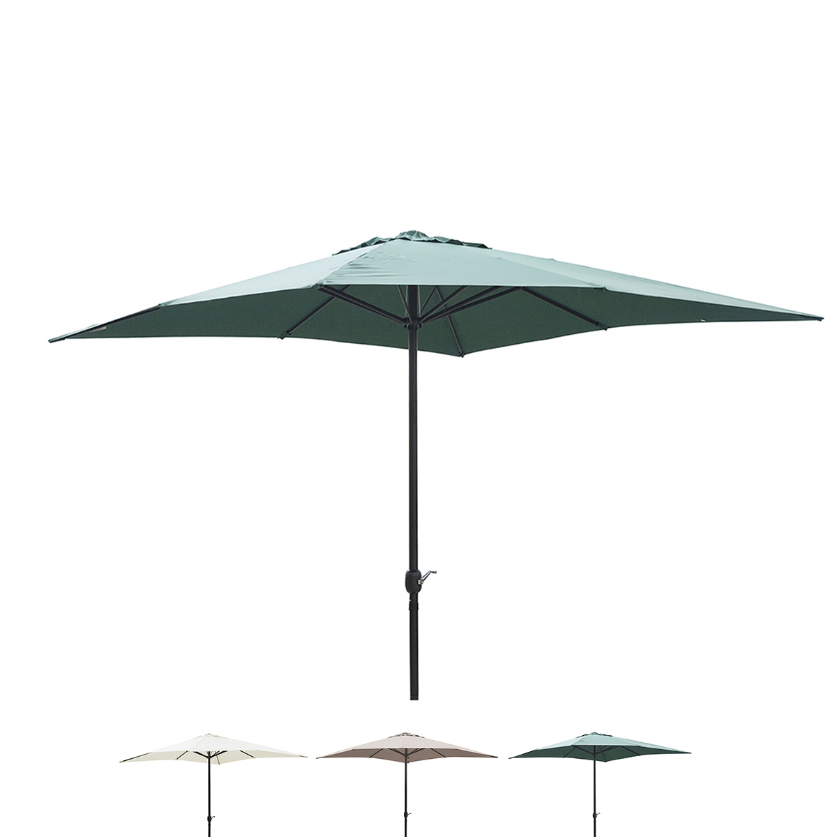 Cuba Central Pole Garden Umbrella 3x3 Steel Price