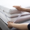 Nuvia Memory Foam Mattress Topper, White, Queen Size 160x190 cm Sale