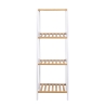 Tavro Bamboo & MDF Bathroom Storage Cabinet with 4 Shelves Discounts