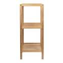 Mivo Bamboo Bathroom Storage Cabinet with 3 Shelves, MDF Bulk Discounts